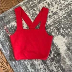 Red Crop Top